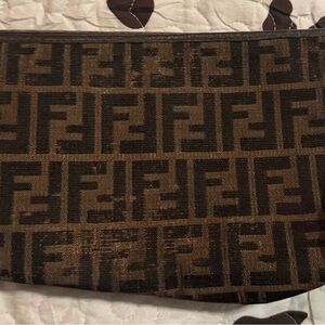 Fendi Men's Toiletry Bag in Brown and Black